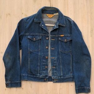 Rustler Dark Blue Denim Jacket for Men